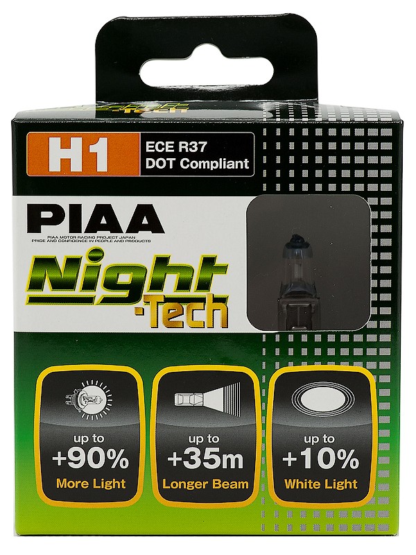 Halogens lamps PIAA NIGHT TECH (3600K)