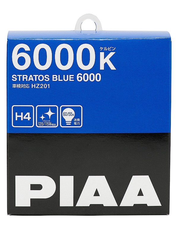 Halogens lamps PIAA STRATOS BLUE (6000К)